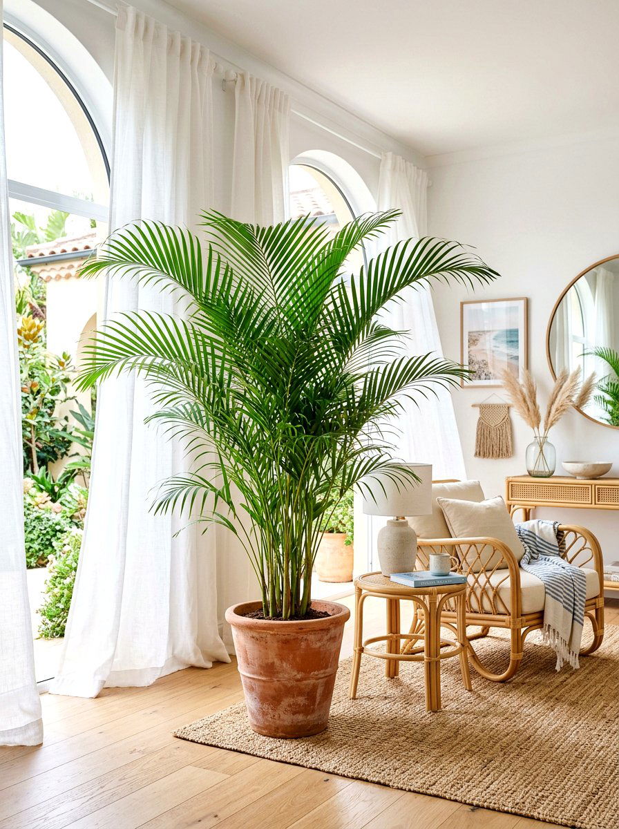 Areca Palm - 30 tropical indoor plant ideas