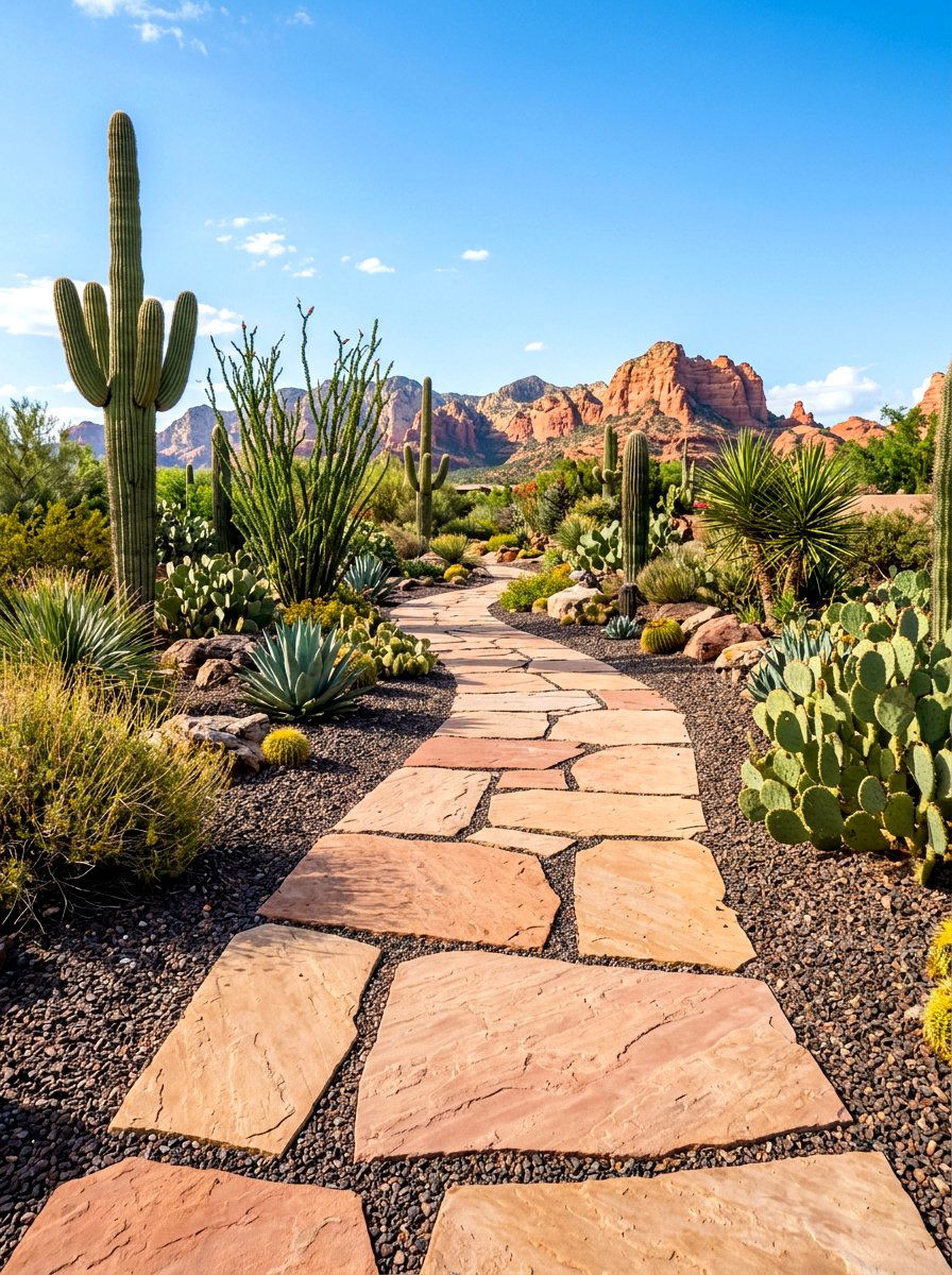 Arizona Sandstone Flagstone - 30 flagstone patio ideas