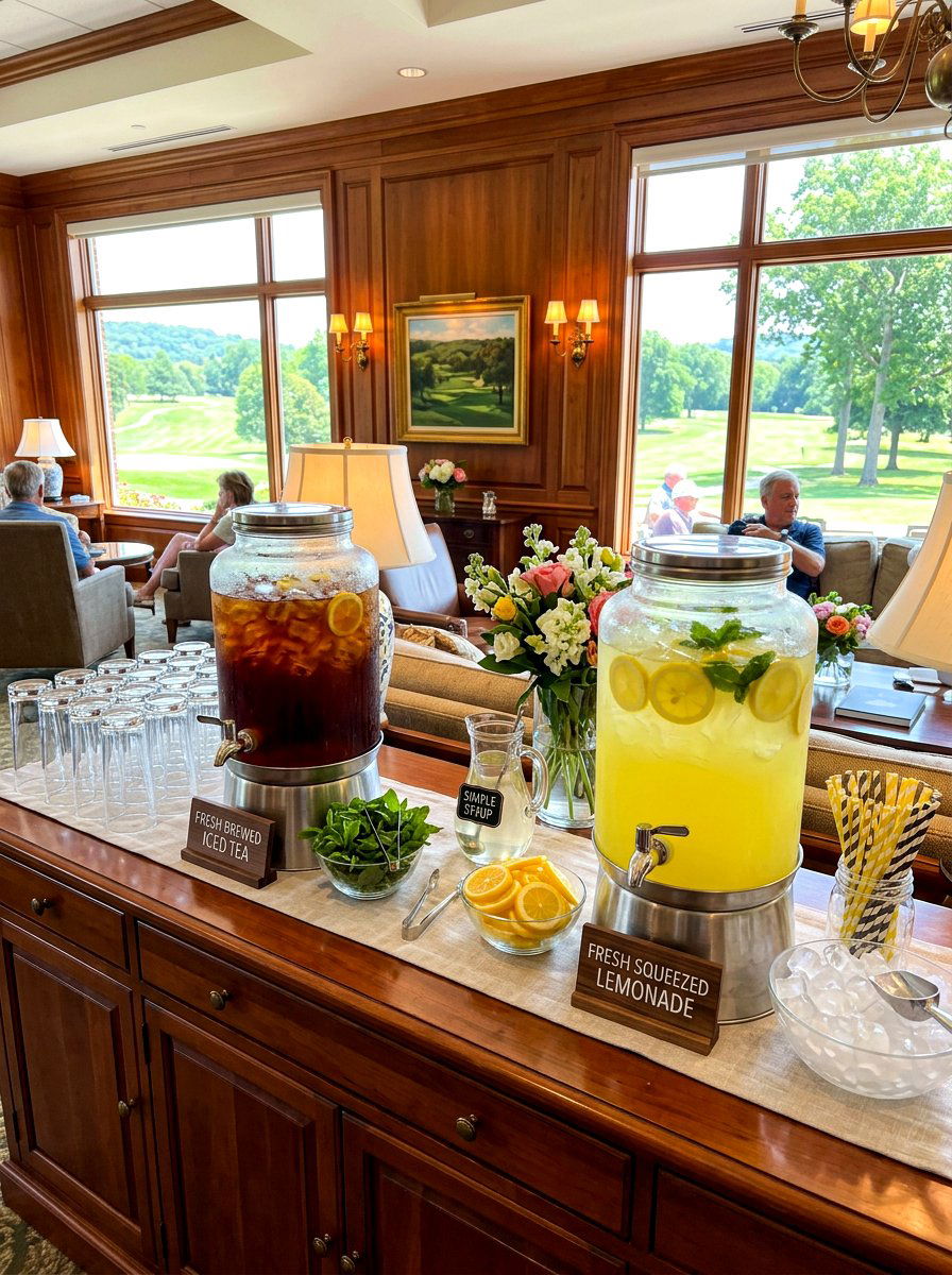 Arnold Palmer Station - 30 beverage station party ideas