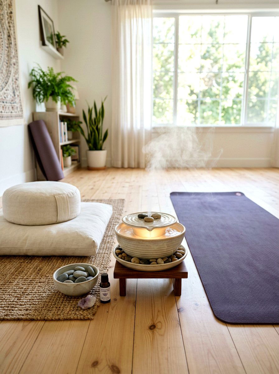 Aromatherapy Mist Fountain - 30 tabletop fountain ideas