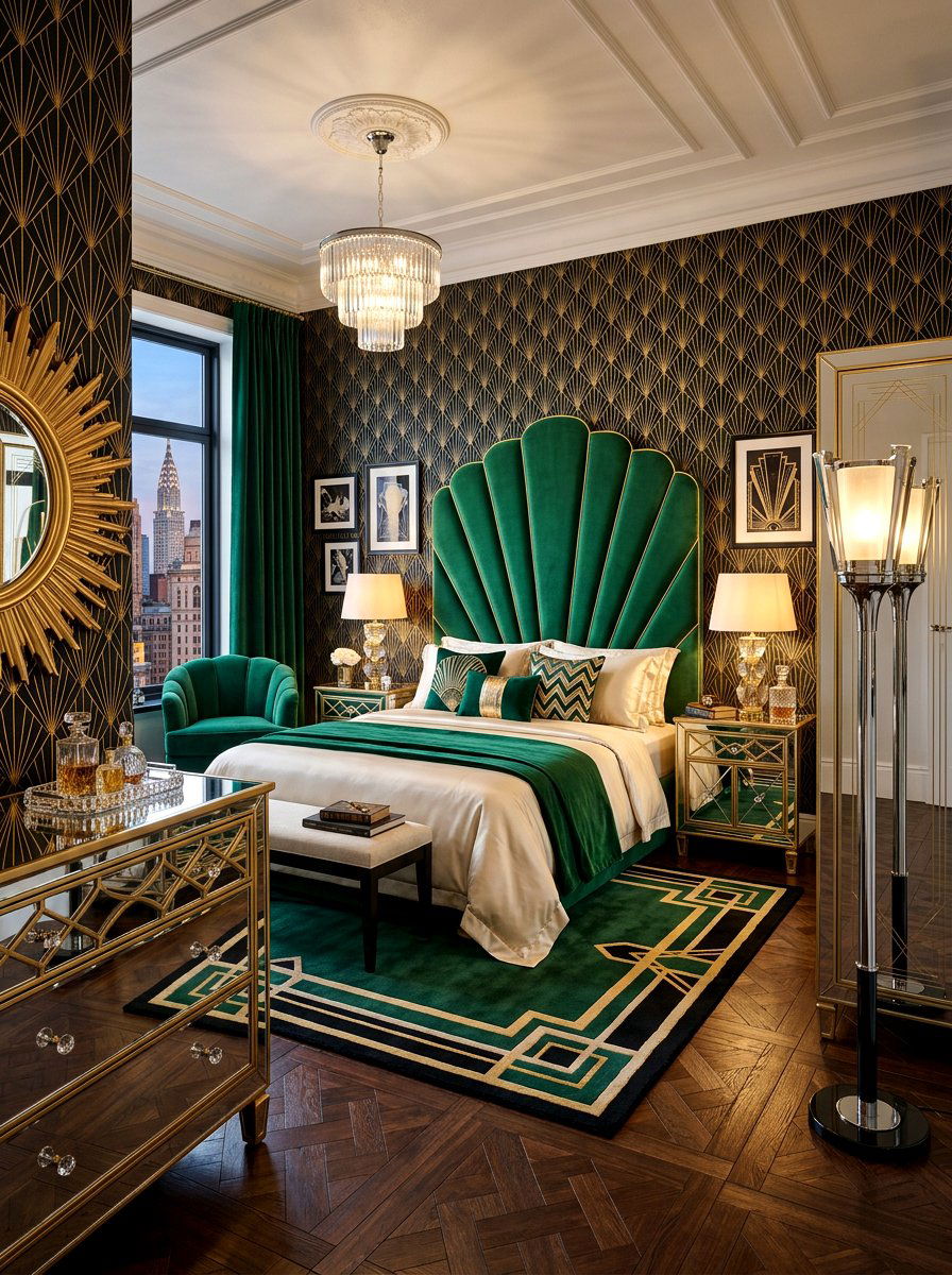 Art Deco Apartment Bedroom - 30 apartment bedroom ideas