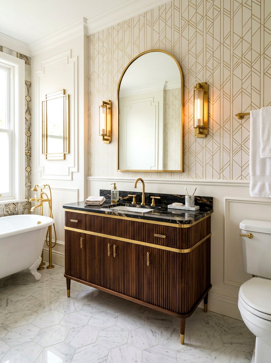 Art Deco Bathroom Vanity - 30 art deco home ideas