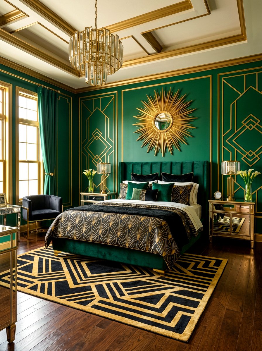 Art Deco Bedroom - 30 bedroom makeover ideas