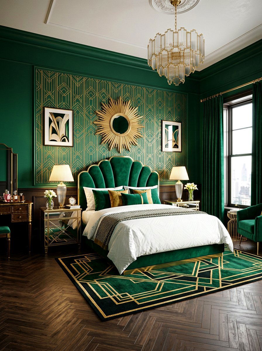 Art Deco Bedroom - 30 tween aesthetic bedroom ideas