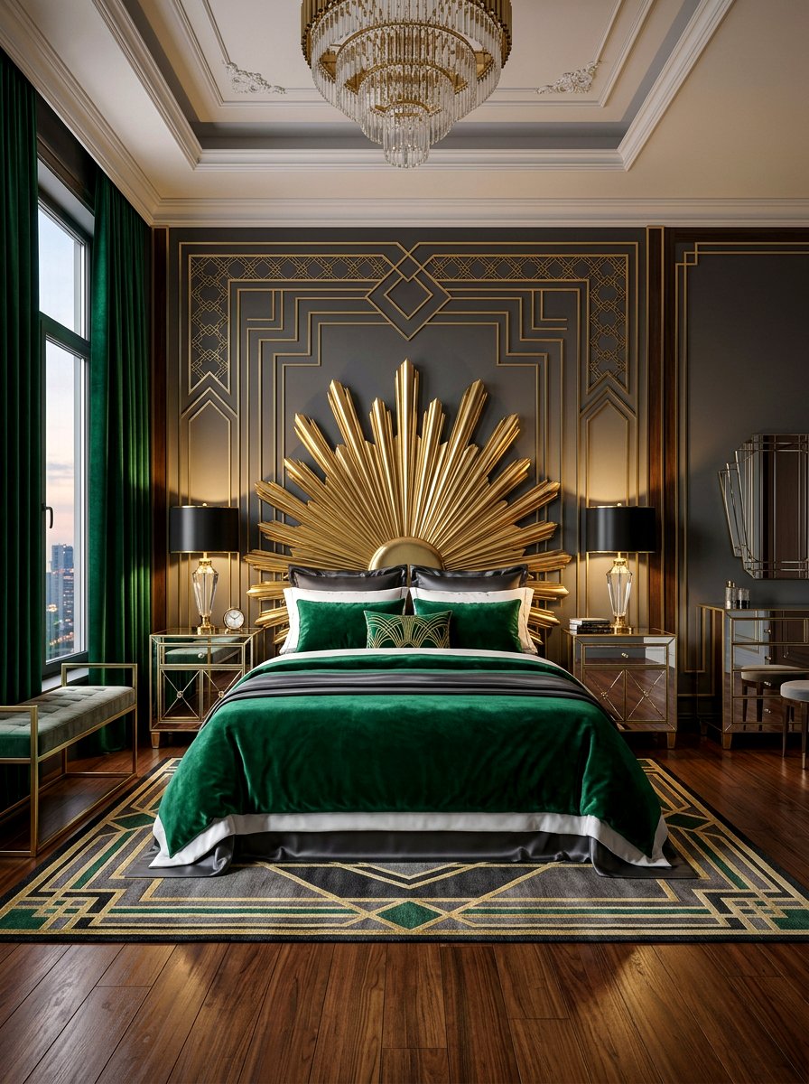 Art Deco Bedroom - 30 viral bedroom decor ideas