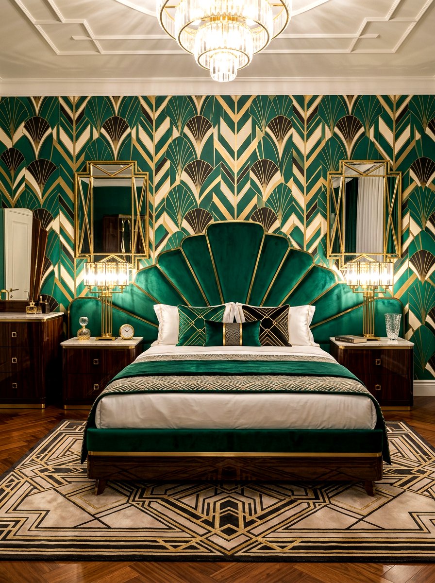 Art Deco Bedroom - 30 aesthetic bedroom ideas