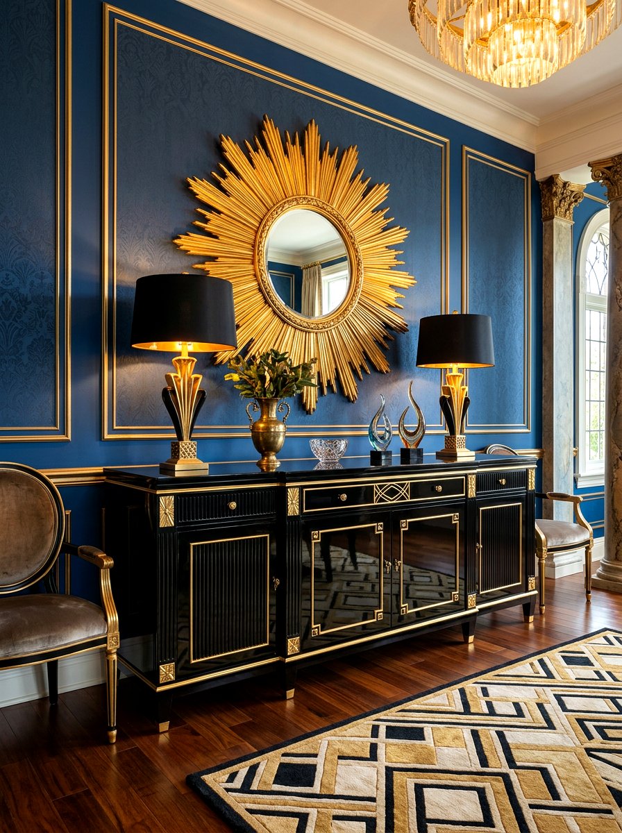 Art Deco Buffet - 30 sideboard styling dining ideas
