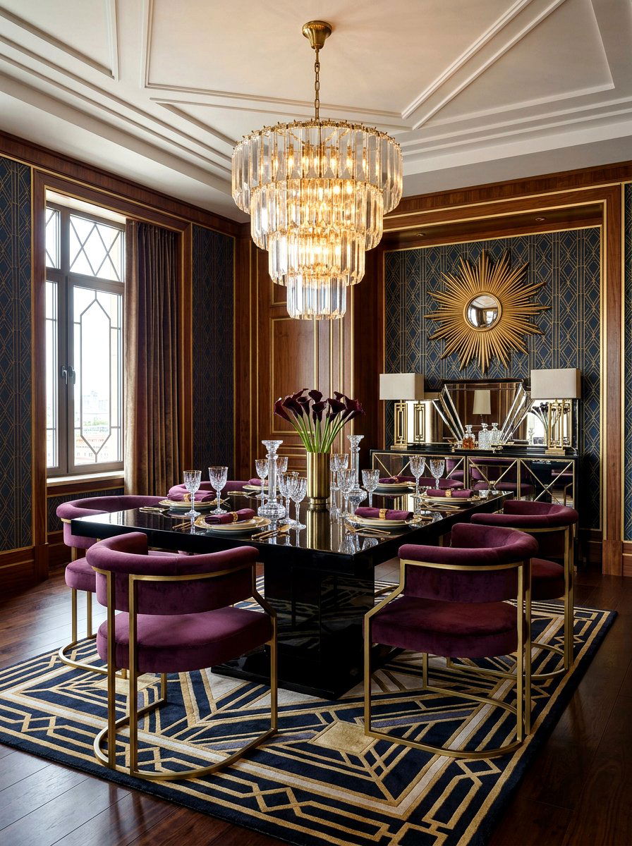 Art Deco Dining - 30 cafe style dining ideas