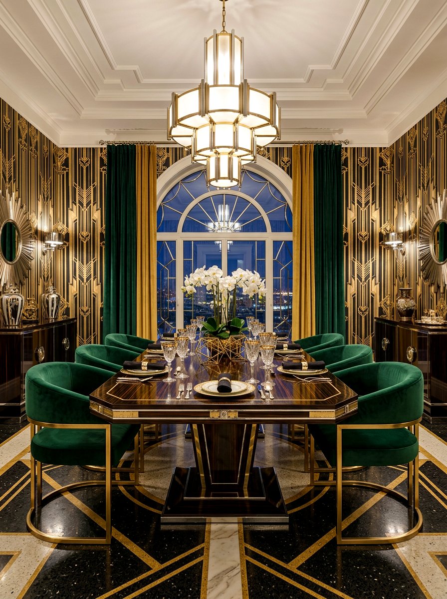 Art Deco Dining Room - 30 dining room ideas