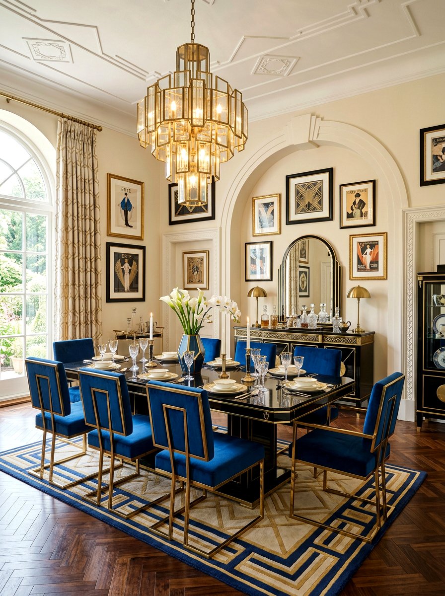 Art Deco Dining Set - 30 art deco home ideas