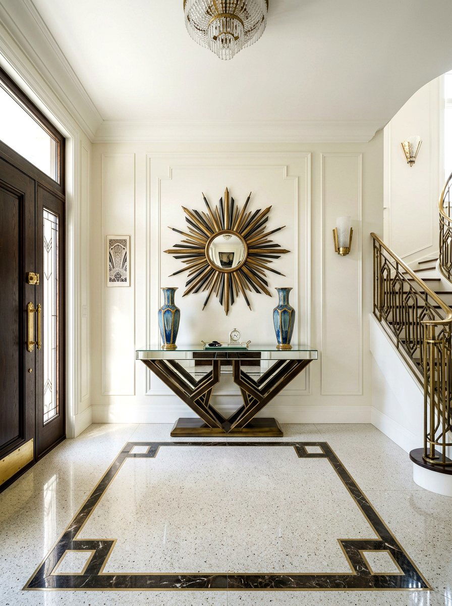 Art Deco Entryway Console - 30 art deco home ideas