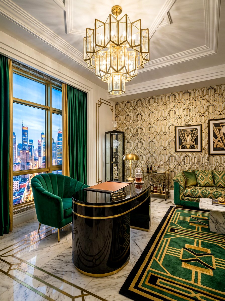 Art Deco Executive Suite - 30 executive home office ideas