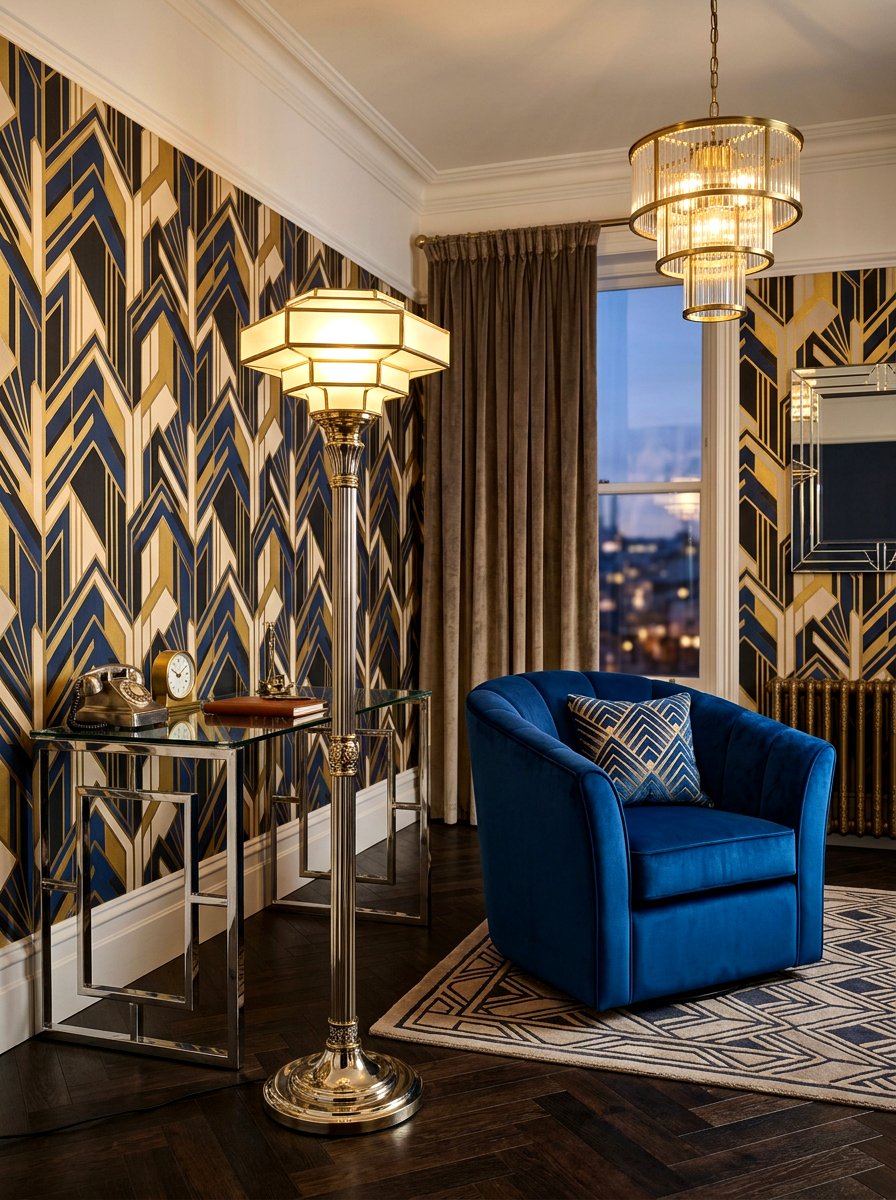 Art Deco Floor Lamp - 30 office floor lamp ideas