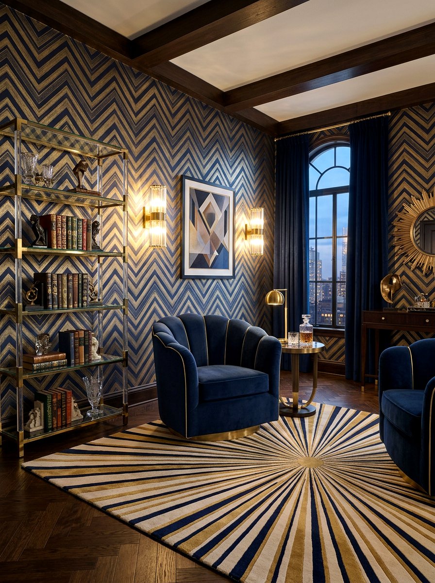 Art Deco Inspired Den - 30 reading den ideas