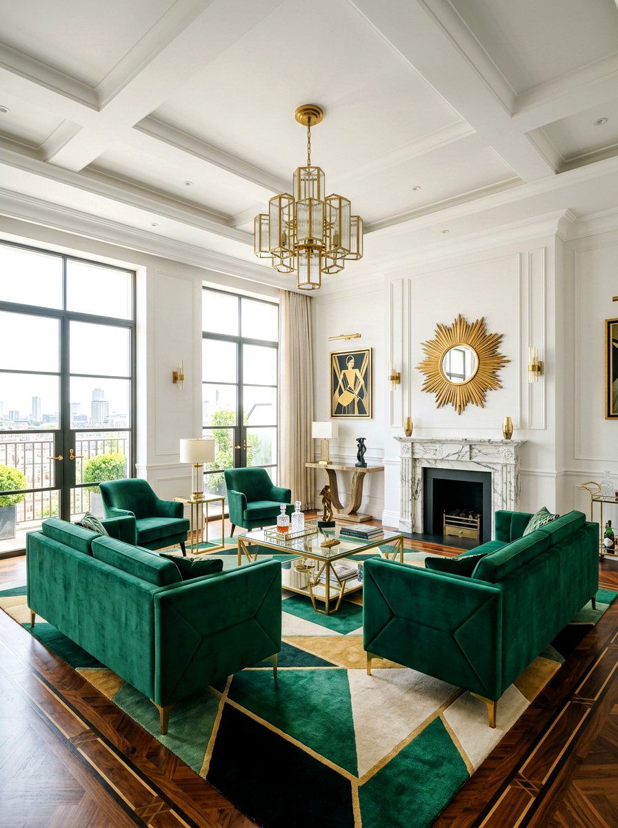 Art Deco Living Room - 30 art deco home ideas