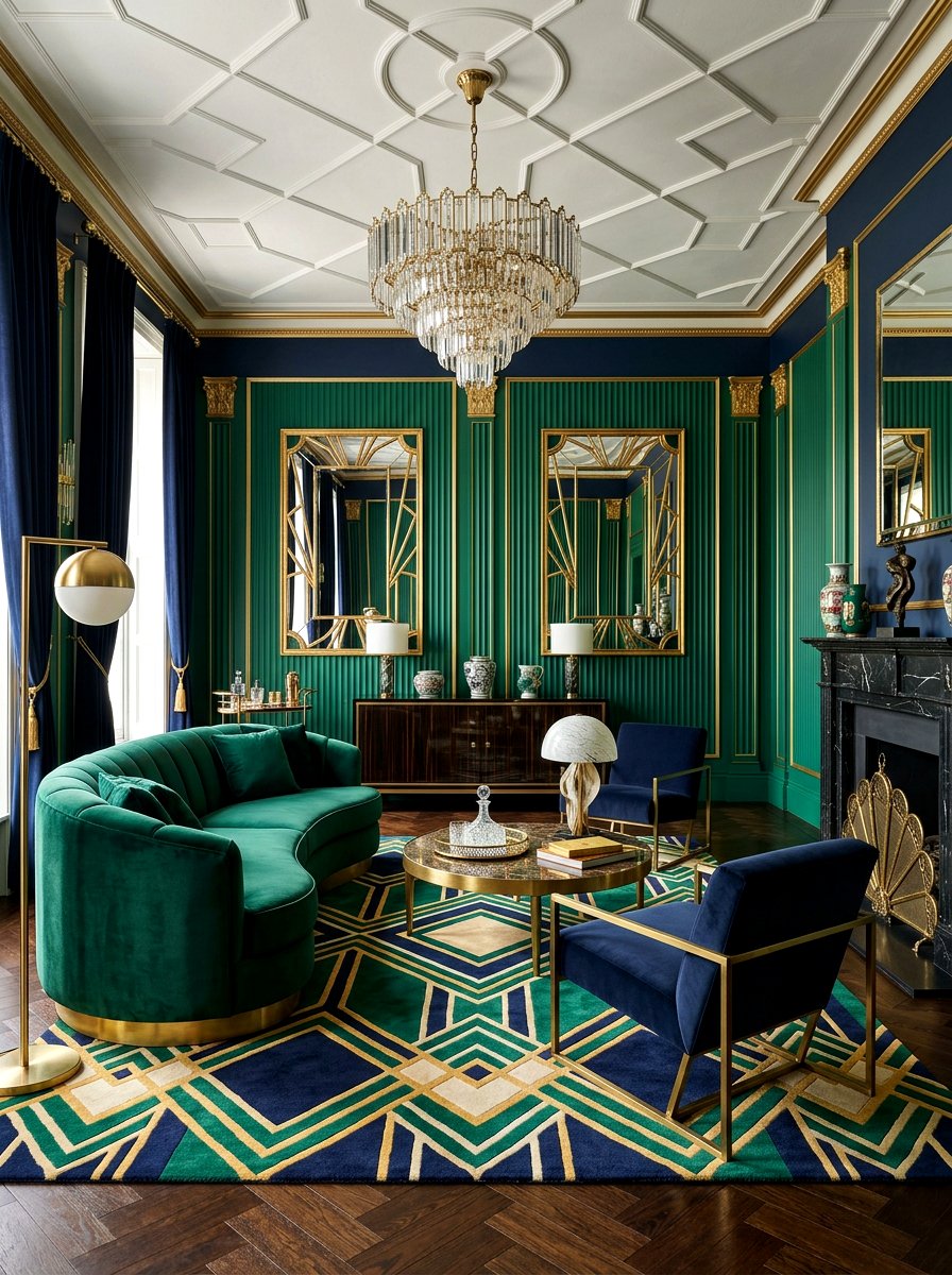 Art Deco Living Room - 30 viral living room decor ideas