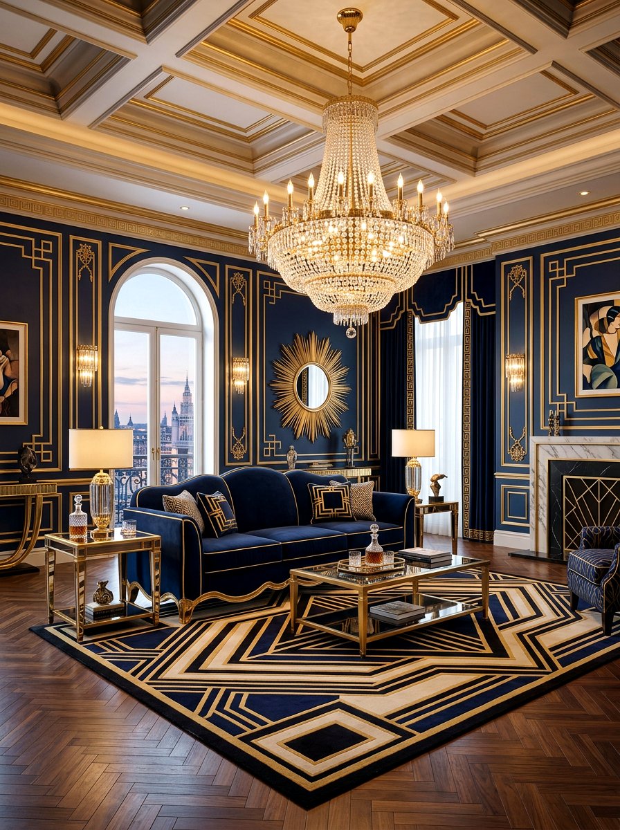 Art Deco Living Room - 30 collected luxury living room ideas