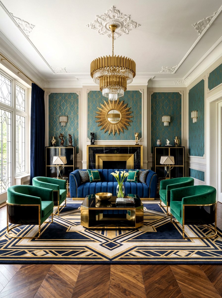 Art Deco Living Room - 30 editorial living room ideas