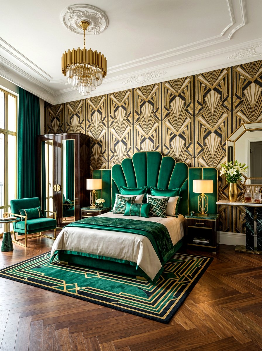 Art Deco Master Bedroom - 30 couture bedroom ideas
