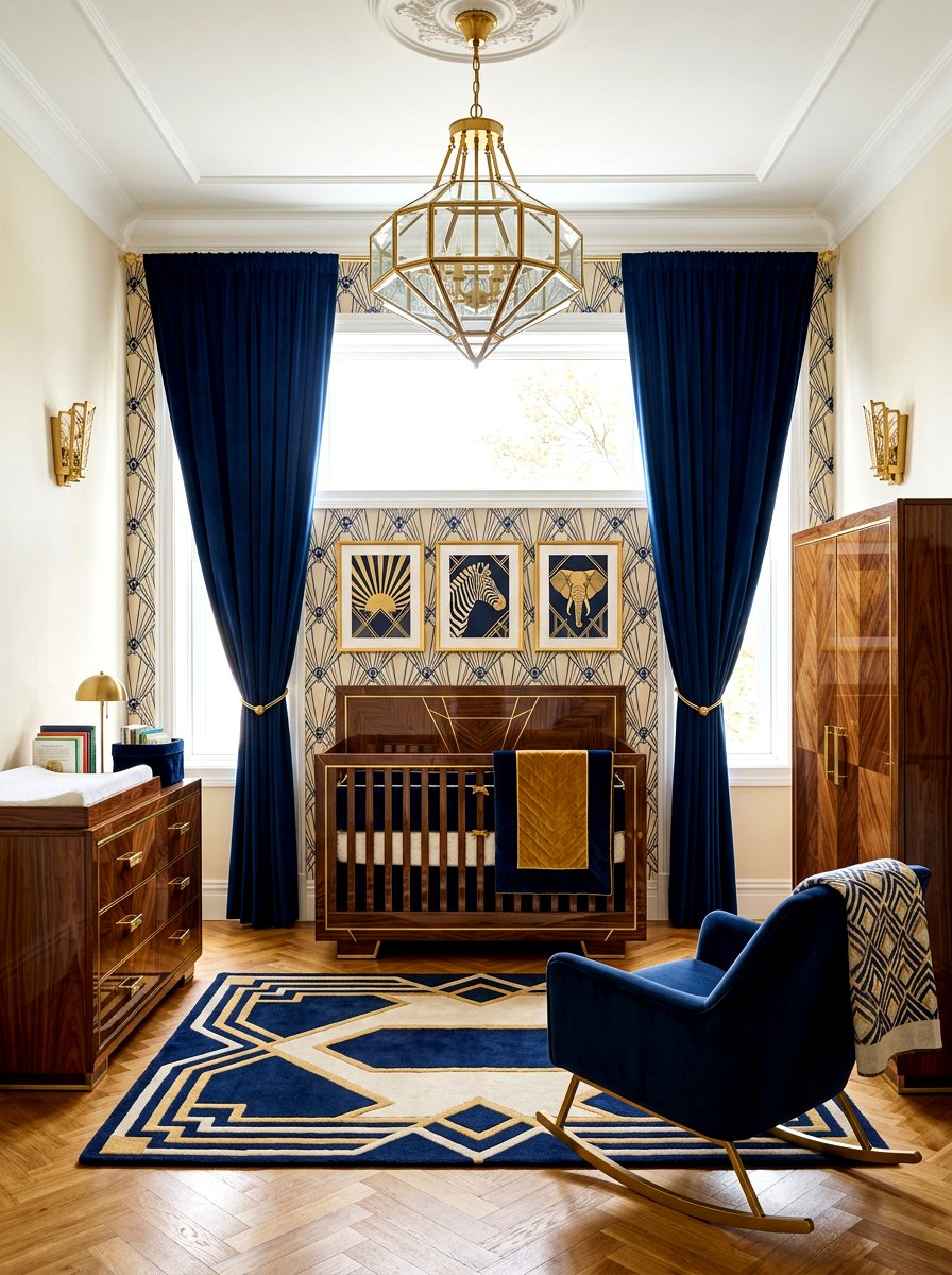 Art Deco Nursery - 30 vintage baby room ideas