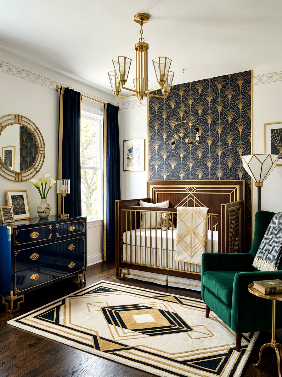 Art Deco Nursery - 30 vintage nursery ideas