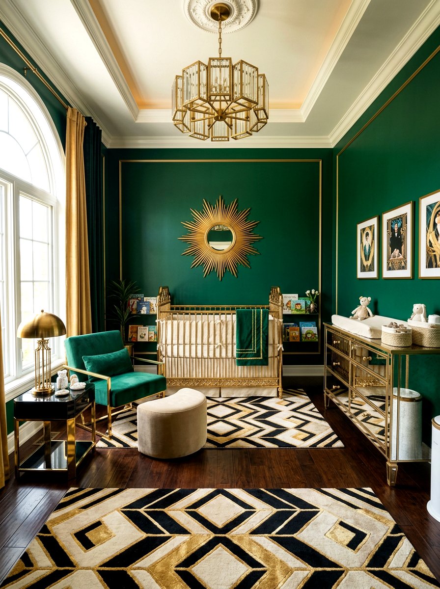 Art Deco Nursery - 30 boutique nursery decor ideas