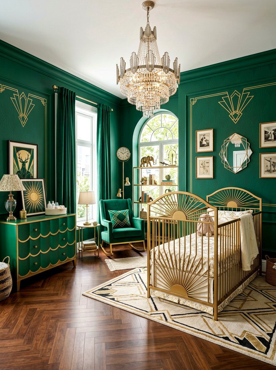 Art Deco Nursery - 30 luxe baby room ideas