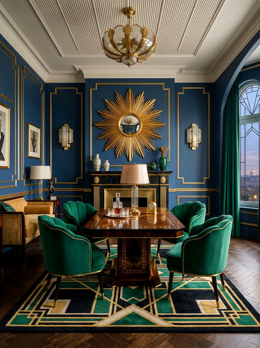 Art Deco Parlor - 30 at home cafe dining ideas