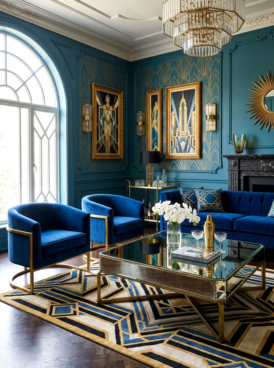 Art Deco Parlor - 30 home and garden makeover ideas