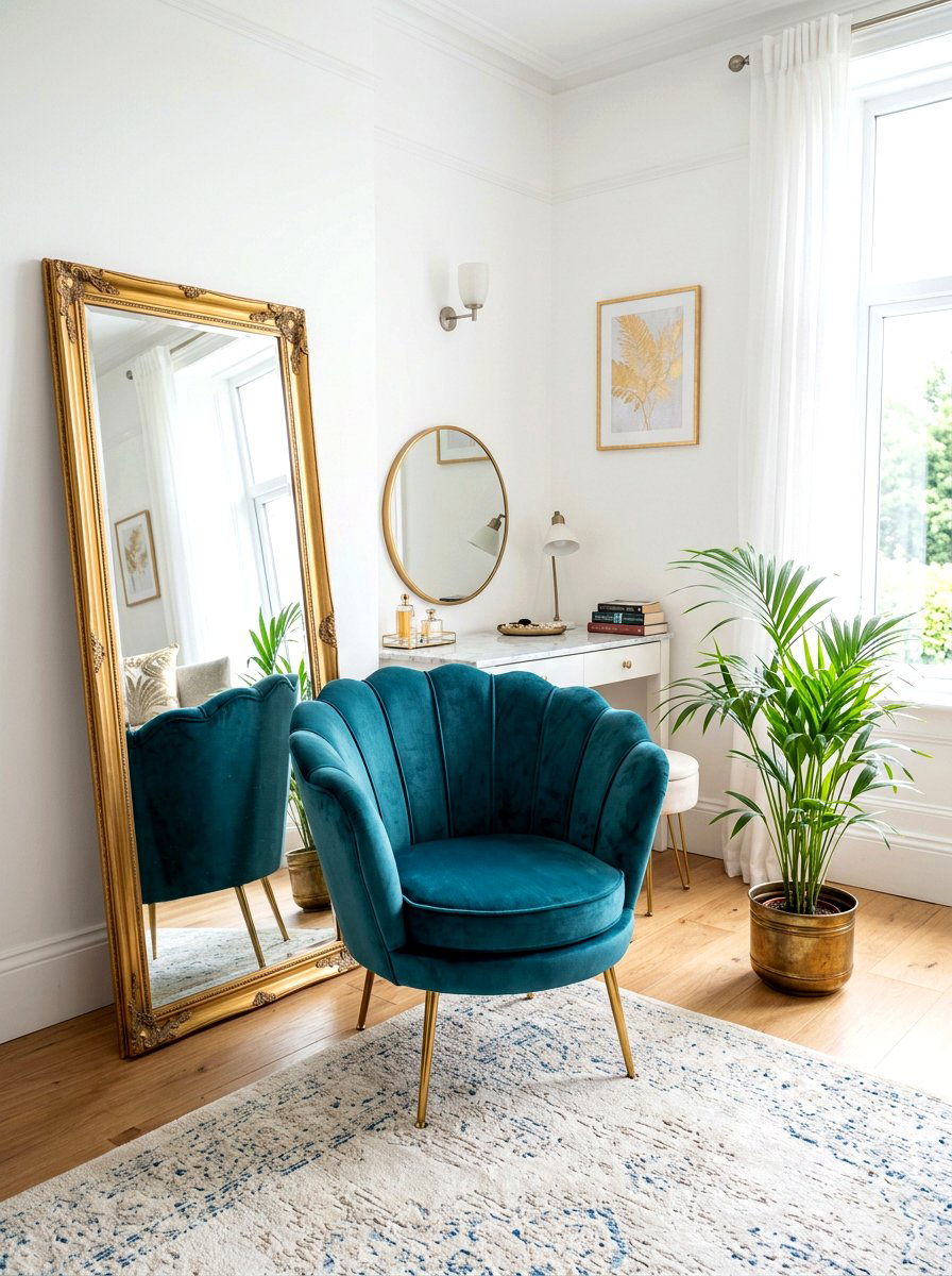 Art Deco Shell Chair - 30 accent chair ideas