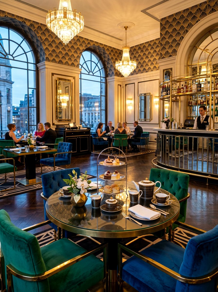 Art Deco Tea Room - 30 English tea room ideas