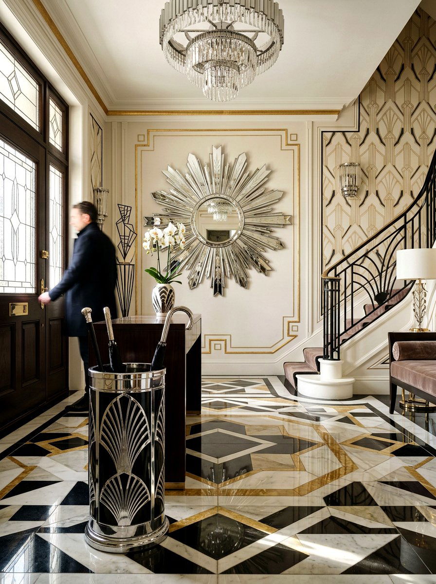 Art Deco Umbrella Stand - 30 umbrella stand ideas