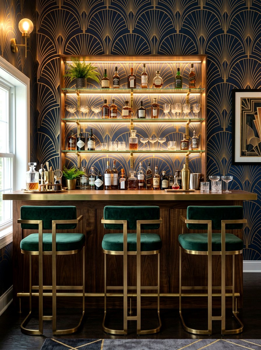 Art Deco Wallpaper - 30 peel and stick wallpaper ideas
