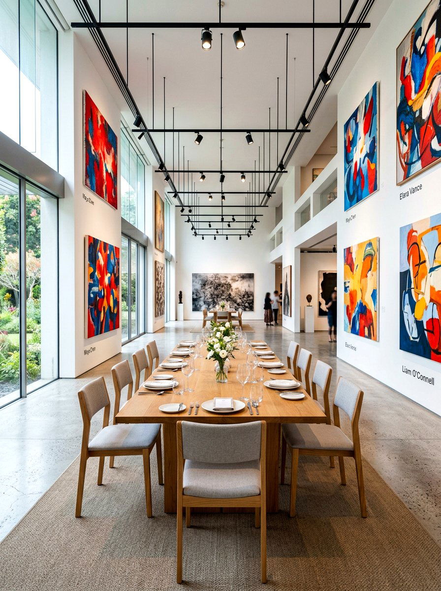 Art Gallery Dining Room - 30 old money dining room decor ideas