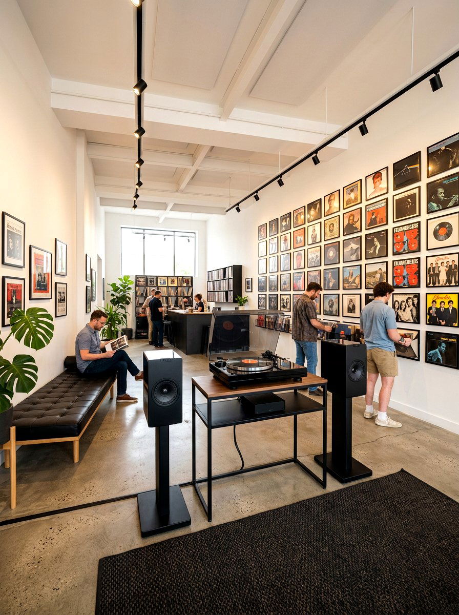 Art Gallery Music Lounge - 30 listening lounge ideas