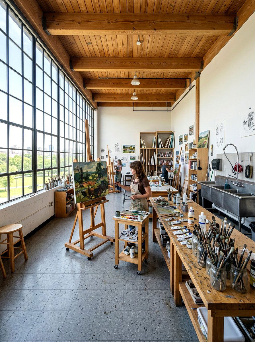 Art Studio Lighting - 30 bonus room ideas