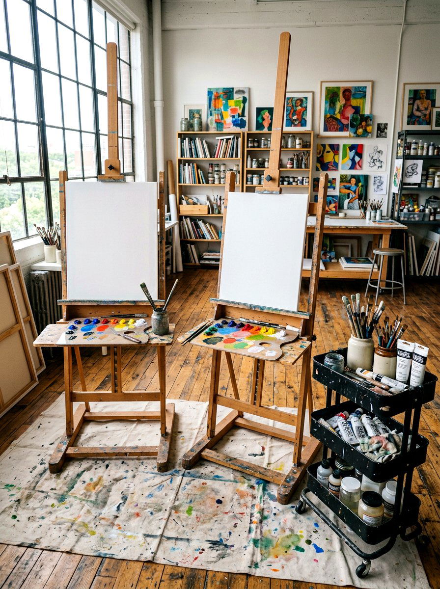 Art Studio Space - 30 romantic hosting at home ideas