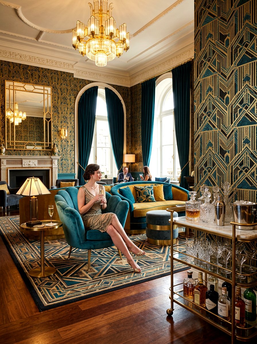 Art deco armchair - 30 statement armchair ideas