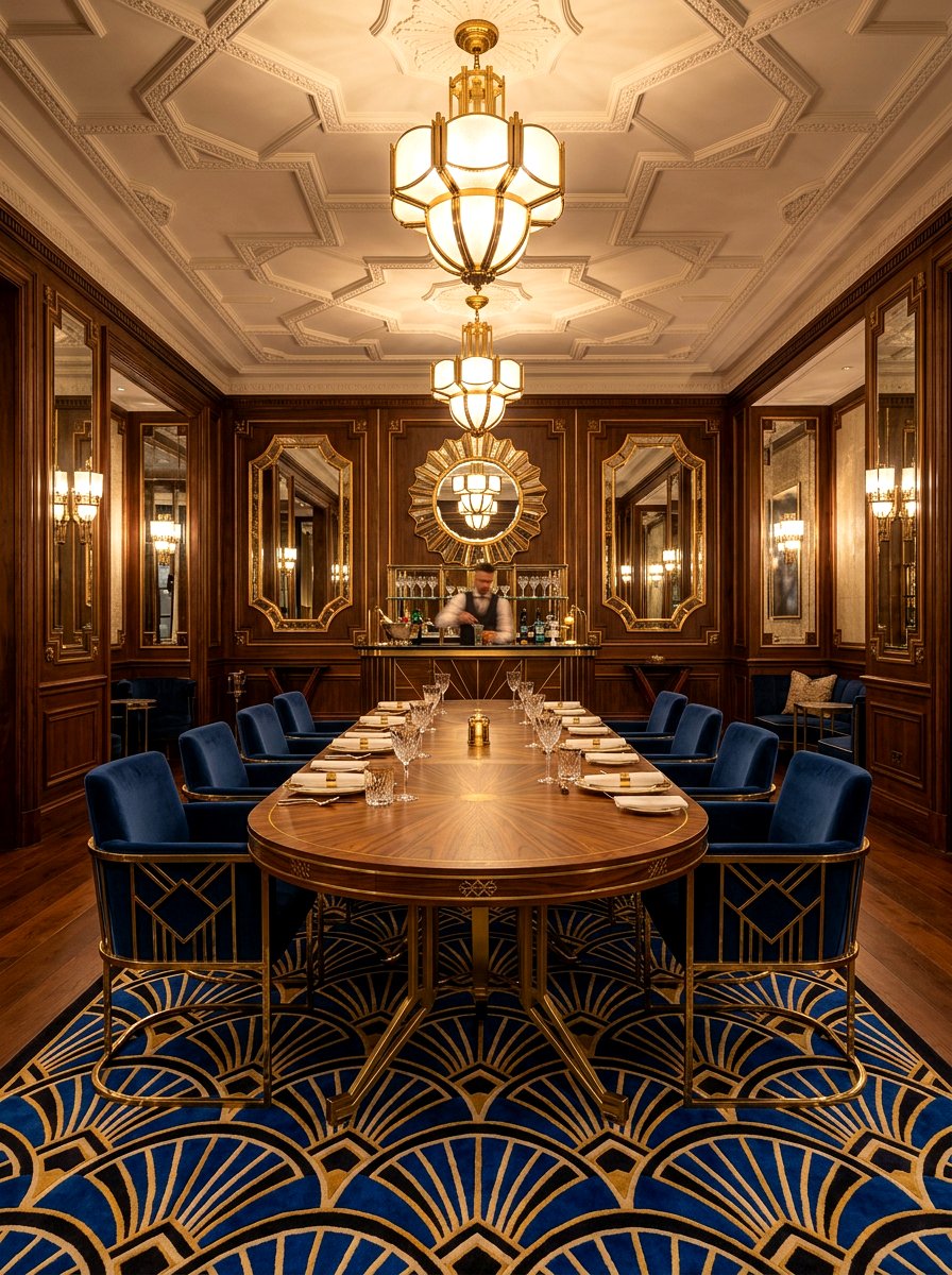 Art deco speakeasy dining room - 30 speakeasy dining room ideas
