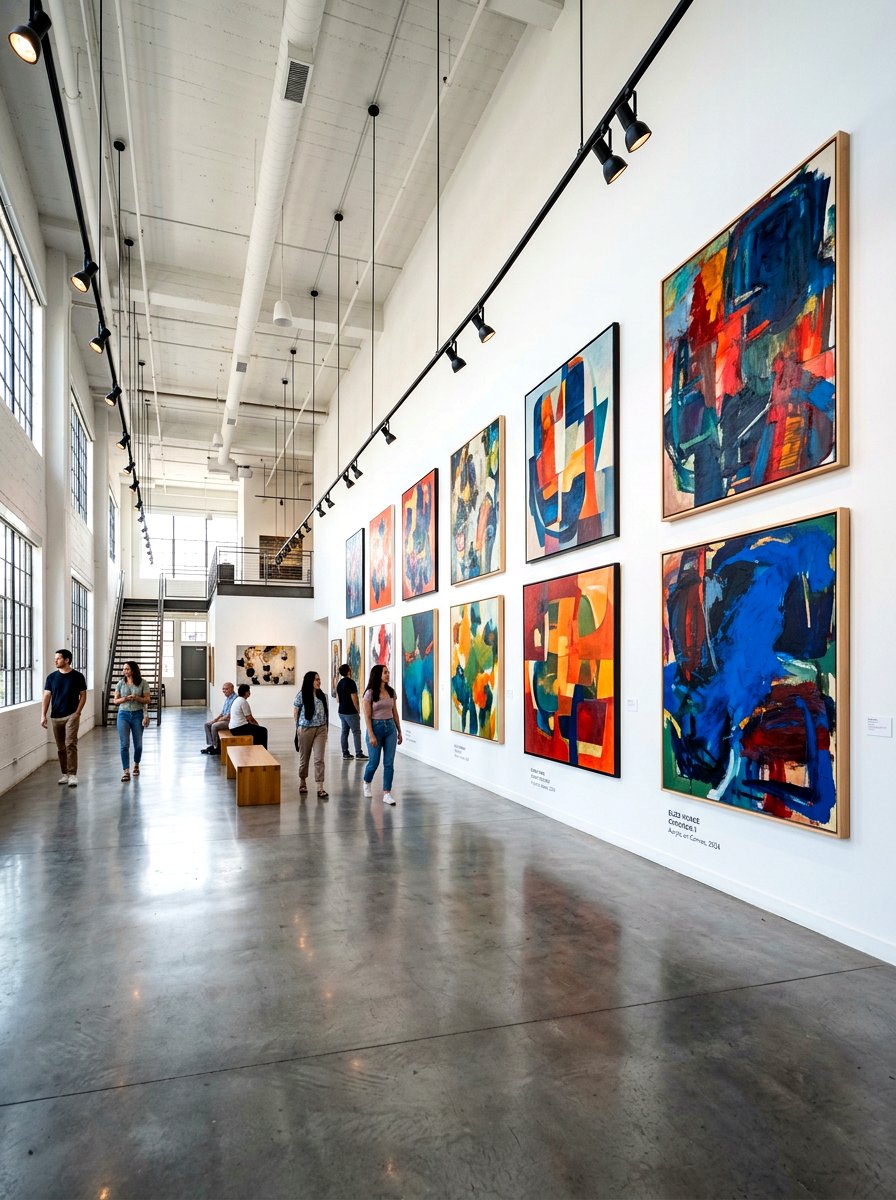 Art gallery loft walls - 30 loft apartment ideas