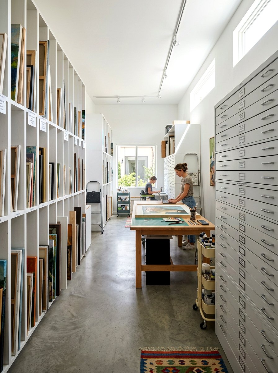 Art studio archive - 30 home archive room ideas