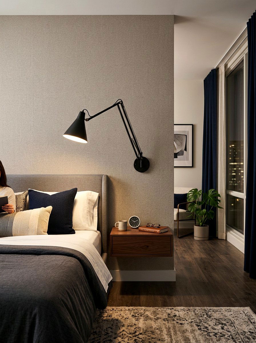 Articulating Wall Reading Lamp - 30 reading lamp ideas