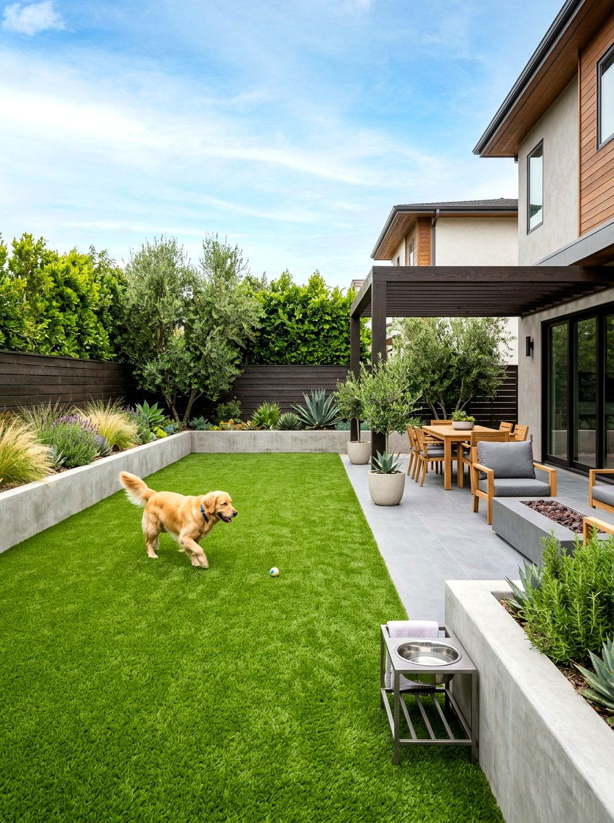 Artificial Grass For Dogs - 30 dog friendly backyard ideas