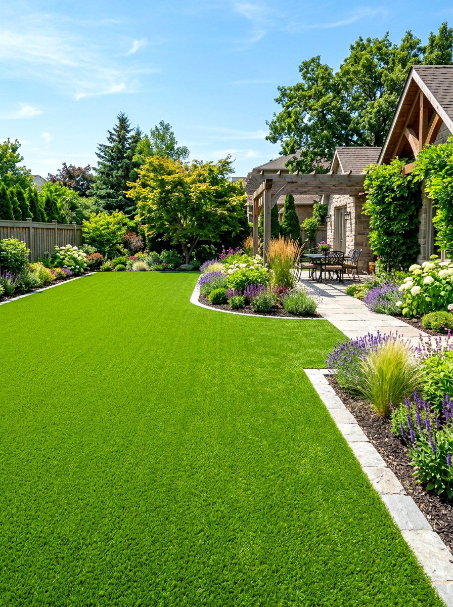 Artificial Turf - 30 front yard landscaping ideas