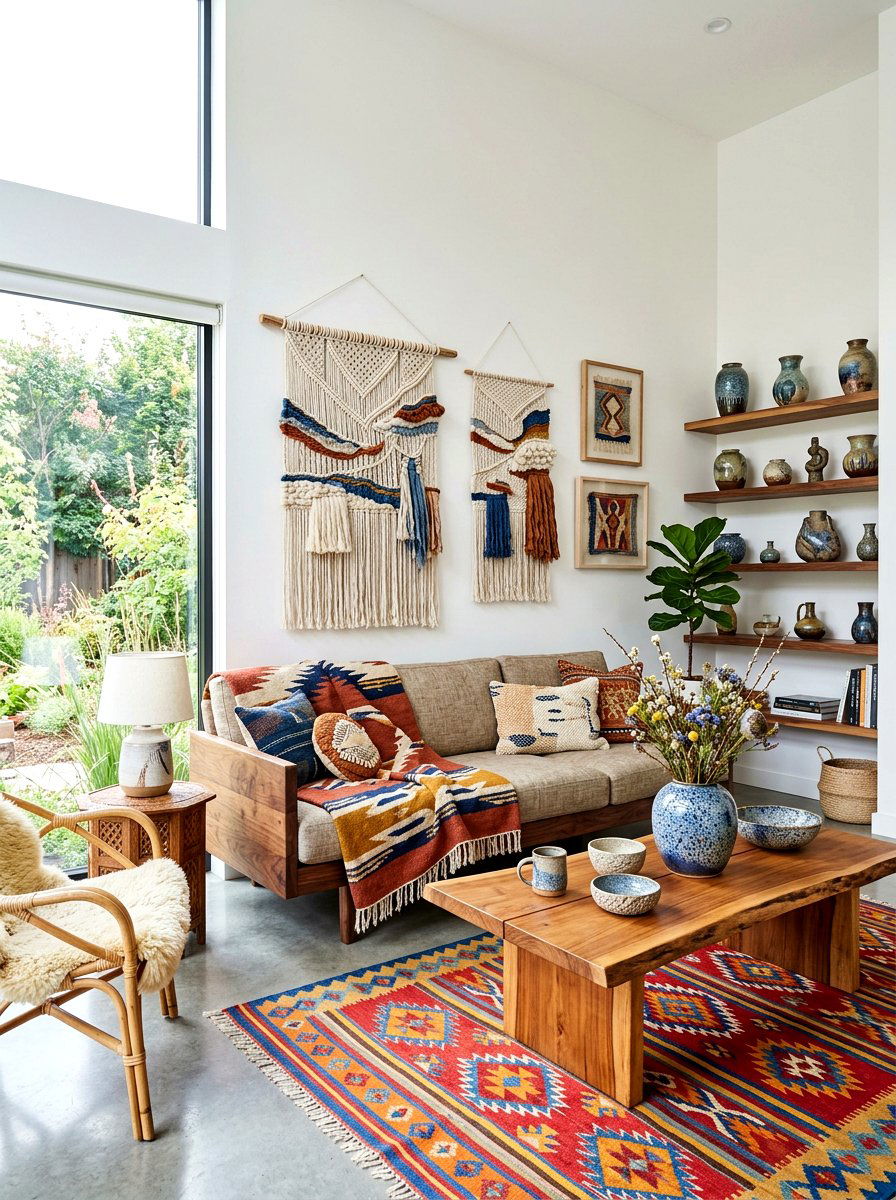 Artisan decor living room - 30 intentional living room ideas