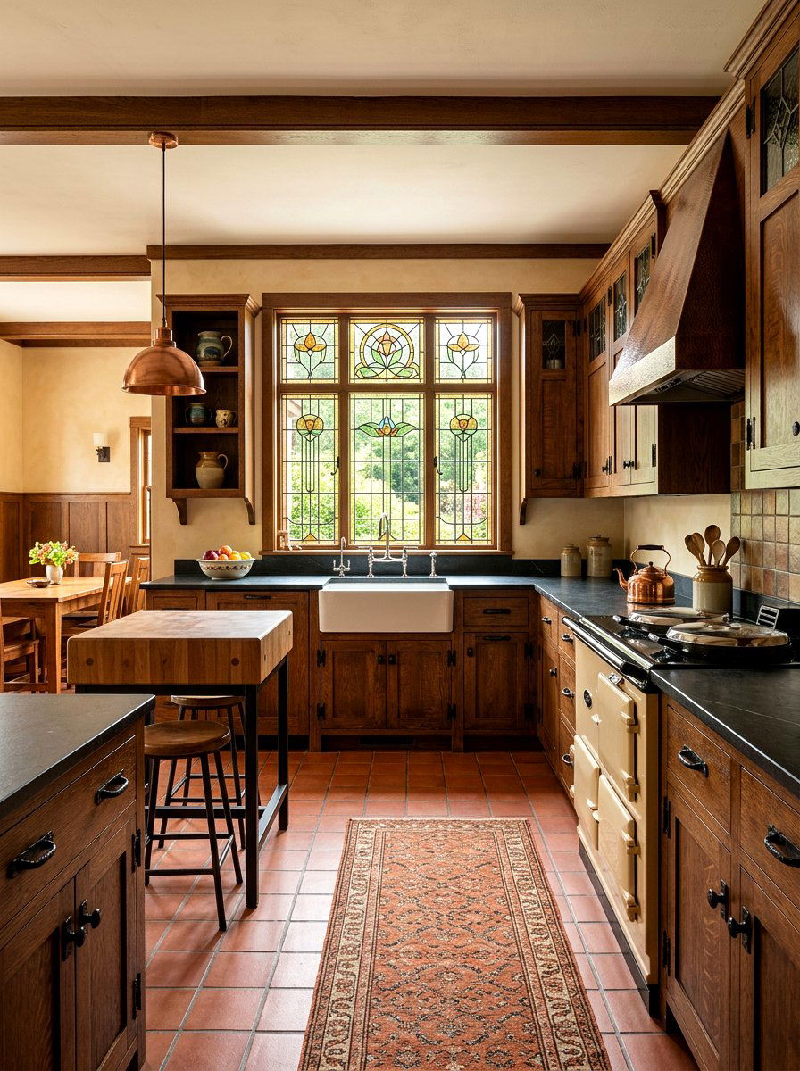 Arts And Crafts Kitchen - 30 heritage kitchen decor ideas