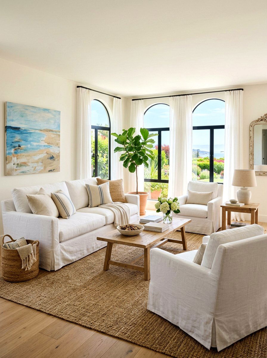 Arts And Crafts Manor - 30 country manor living room ideas