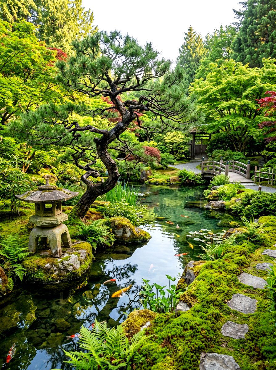 Asian garden pond - 30 pond landscaping ideas