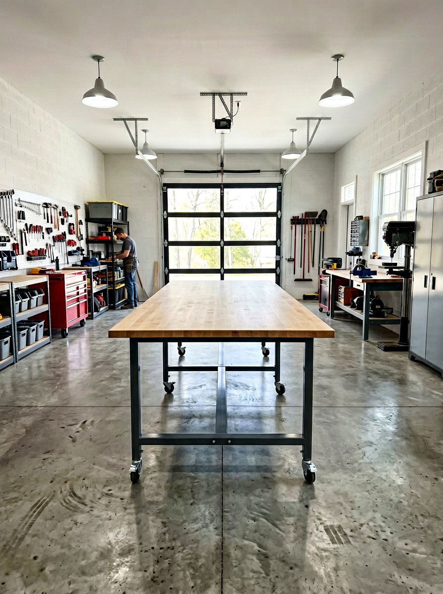 Assembly Table - 30 garage workshop ideas