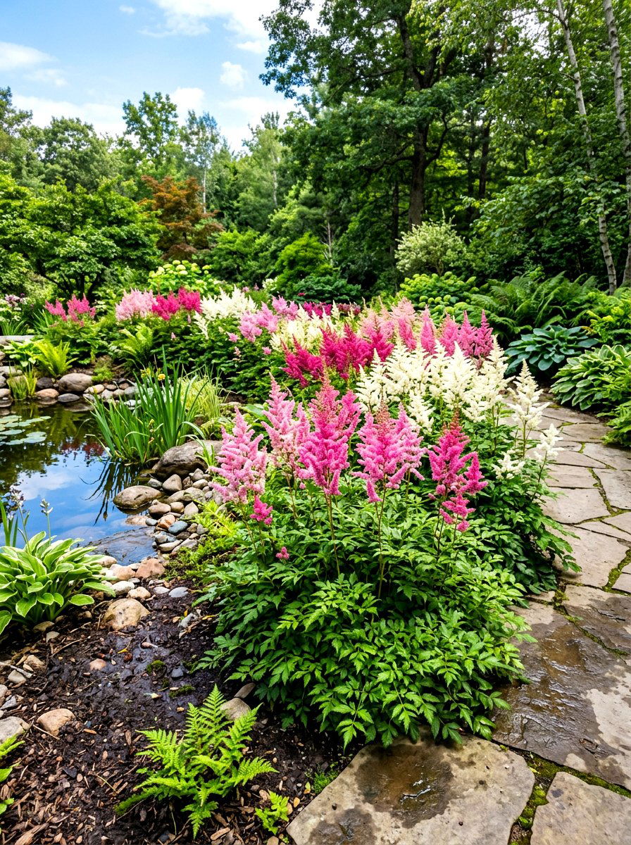 Astilbe - 30 shade flower bed ideas